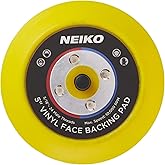 NEIKO 30261A 5” Sanding Pad with Vinyl PSA Backing, 5/16” Arbor with 24 Thread Mounts, 10,000 RPM, Sanding Pads are Ideal for Orbital and Dual Action Sander