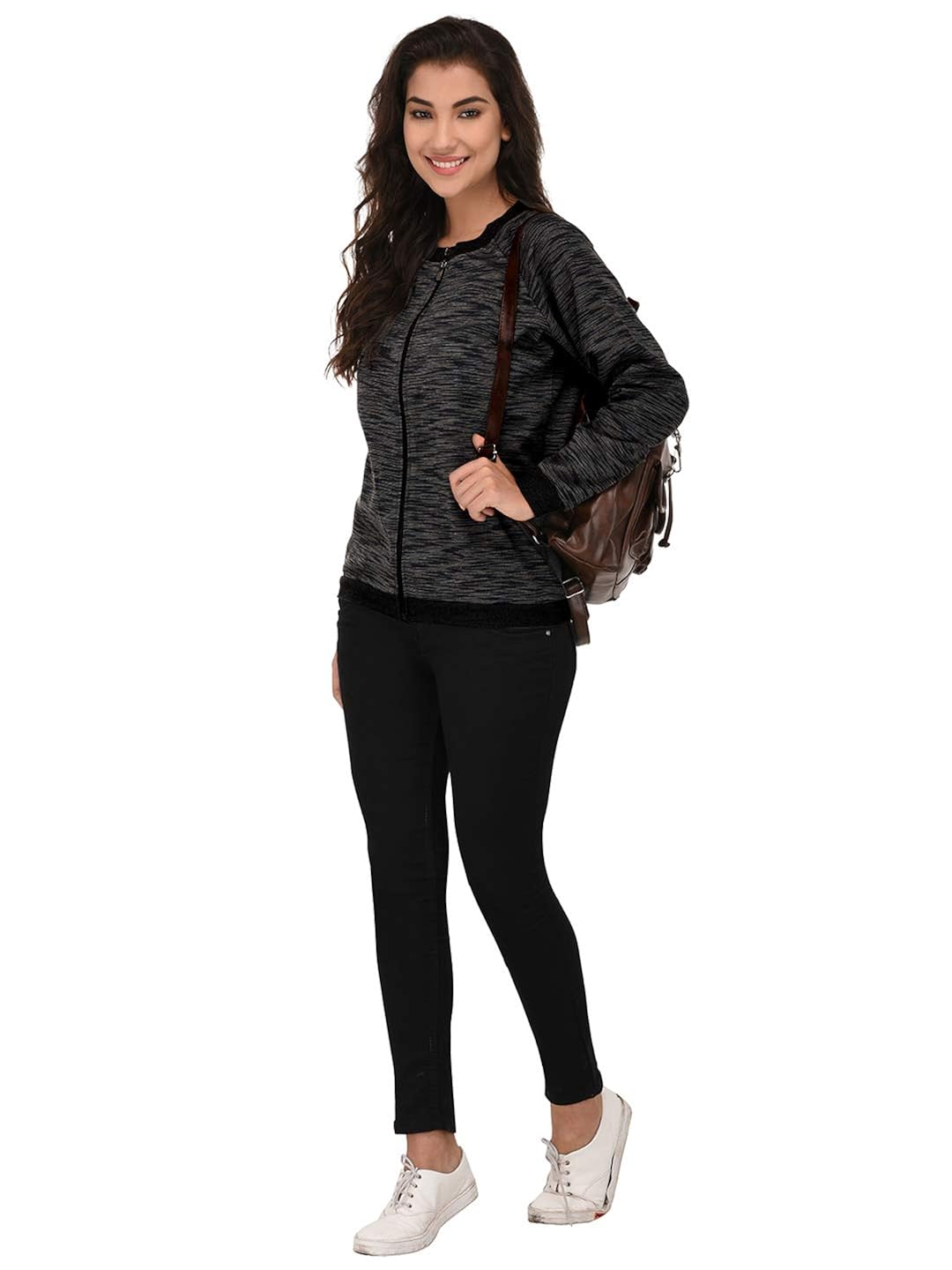 purys full sleeve printed women's jacket