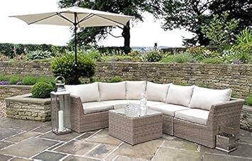 Baltimore 5 Pce Sectional Outdoor Corner Sofa Set Amazon Co Uk