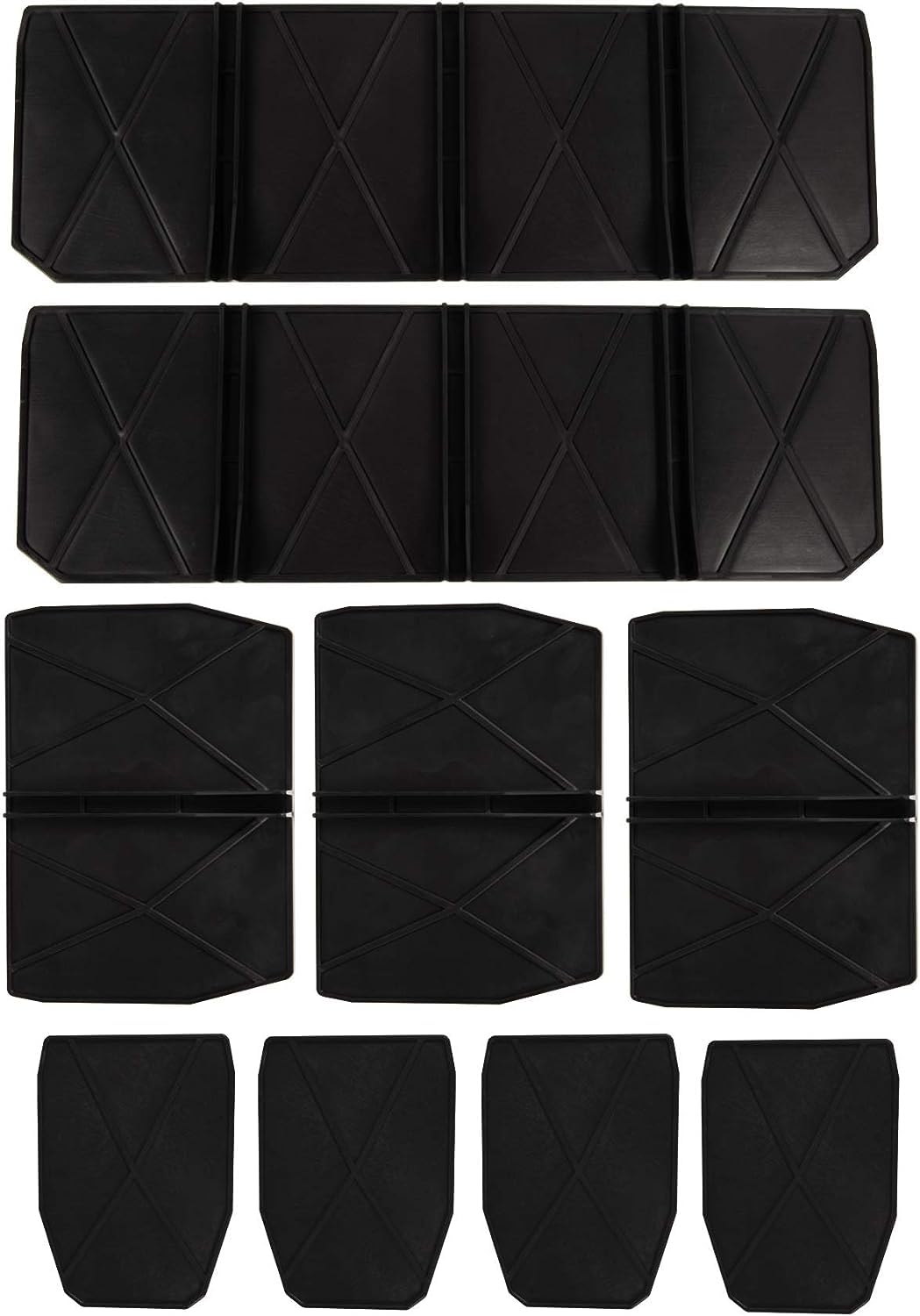 Einhell 4540012 Original System Case (Flexible Plastic Compartments with Foam Insert, E-Case System), Black