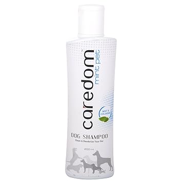 Caredom Mint Pet Dog & Cat Shampoo - Mint & Cologne Extracts - 200ml