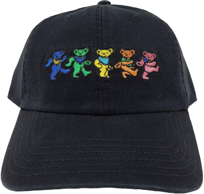 Ripple Junction Grateful Dead Embroidered Dancing Bear Hat Dad
