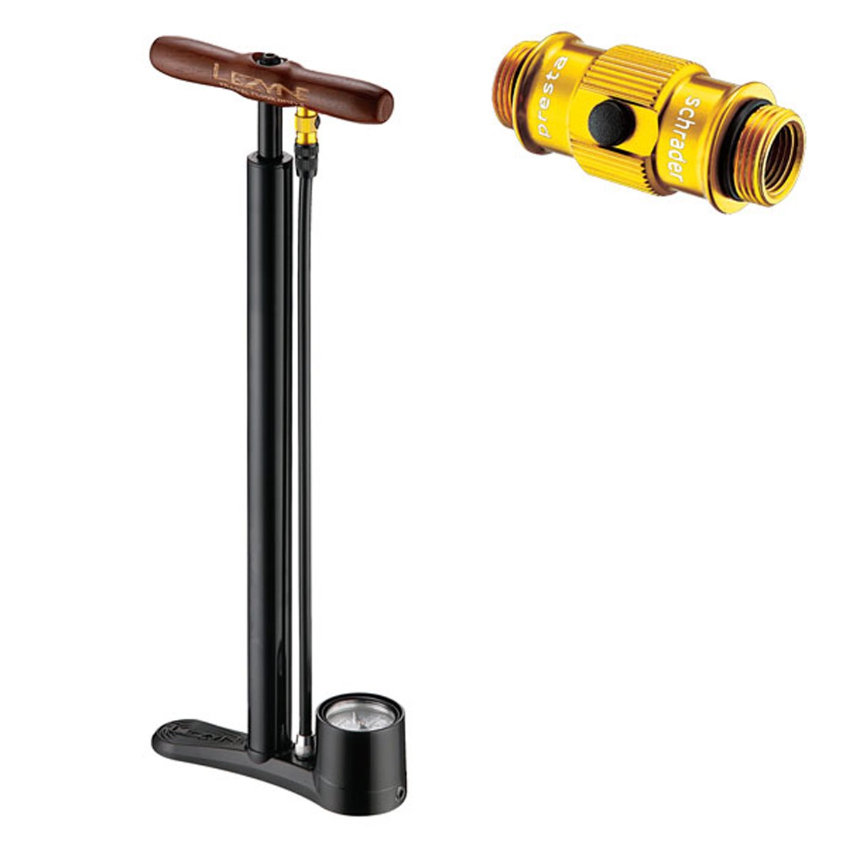 Lezyne Steel Floor Drive Bike Pump Foot Pump Steel Travel Floor