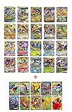 Pokemon Ex 20 Cards Gold Series All Mega: Blue Dragon/ Red Dragon, Rayquaza, Gengar, Lucario all MEGA EX (Set with 10 Special Rare EX Cards)