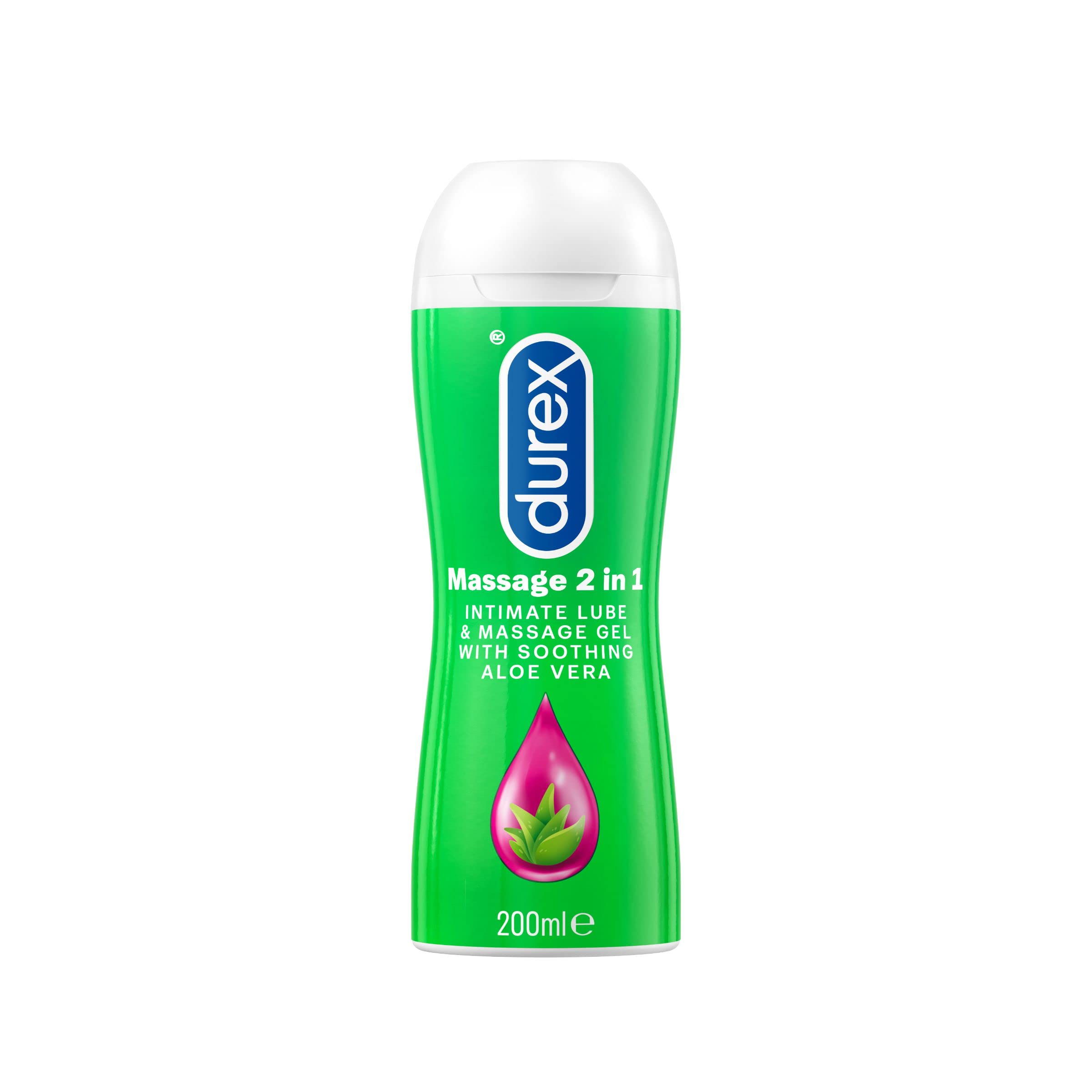 Durex 200 ml Play 2 in 1 Aloe Vera Massage Gel