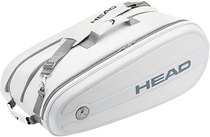 head white tennis bag