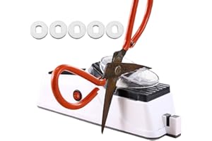 Electric Knives Sharpener - Double-Sided Sharpening Tool | Anti-Slip Scissor Sharpening Tool,for Home Chefs Professional Cook