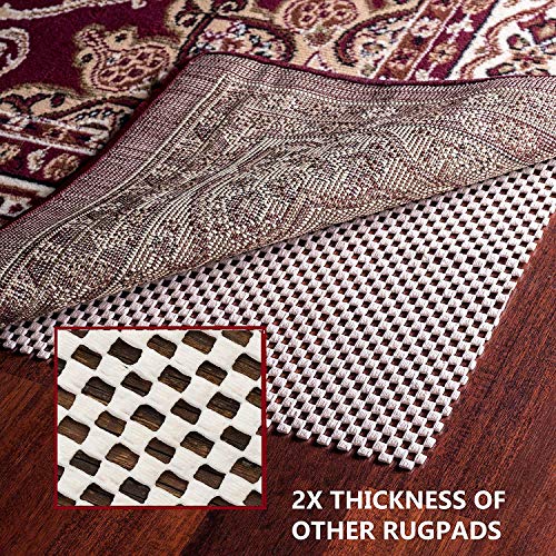 Epica Extra Thick Non-Slip Area Rug Pad 4 x 6 for Any Hard Surface Floor, Keeps Your Rugs Safe and i - //coolthings.us