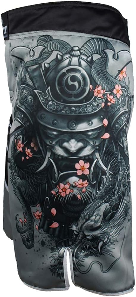 SOTF Men's Gray Sports Pants Muay Thai Boxing Shorts MMA Shorts: Clothing