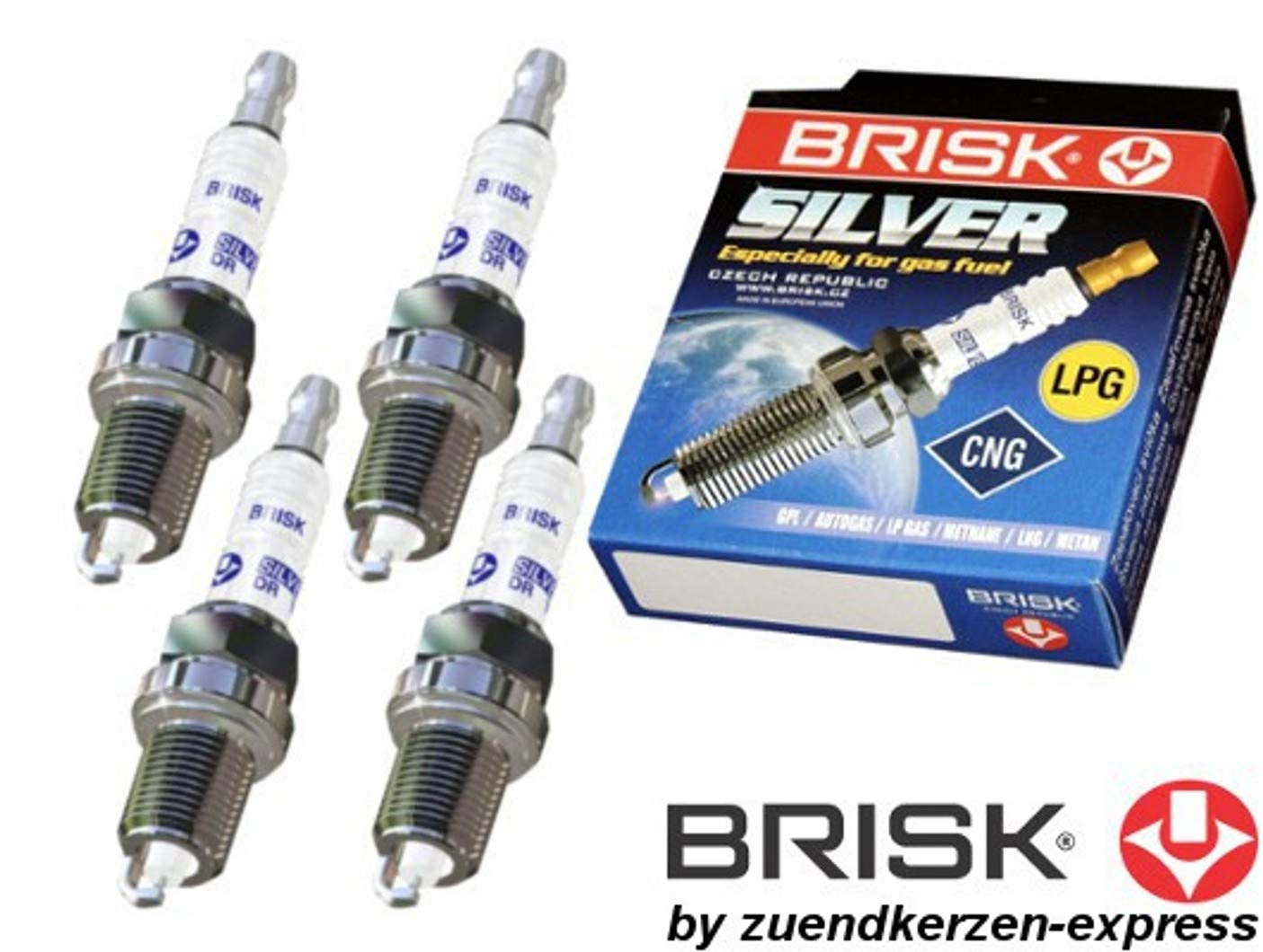 BRISK Silver Spark Plugs DR15YS-9