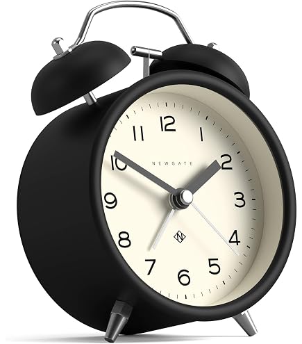 Amazon.com: NEWGATE® Charlie Bell Echo Alarm Clock | Classic Twin