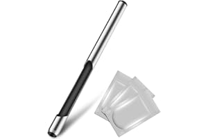 LOSTRONAUT Portable Soil Sample Probe - Tubular Contractor Grade Stainless Steel With Core Sampling Area - Compact 12 Inch Size - Includes Soil Sampler Kit Test Bags - For Garden Lawn Farm or Golf Course