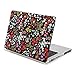 GMYLE MacBook Pro 13 Case 2018 2017 2016 Release A1989/A1706/A1708 With/Without Touch Bar, 3 in 1 Bundle Plastic Hard Case with Keyboard Cover & Felt Storage Pouch Bag (Retro Floral)