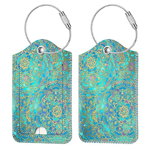 2 identificadores para valija equipaje mochila shades blue,  elbazardigital.com