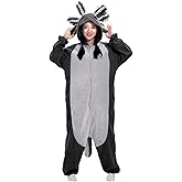 Supodon Adult Onesie Axolotl Costume Pajamas Unisex Cosplay Animal Sleepwear Halloween Jumpsuit Gifts for Men Women