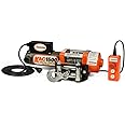 KEEPER Electric Winch 110/120V AC with Remote, Hand Held Control, 1500 lb. Capacity, AC Power, ATV, Truck, SUVs, Large Vehicles, Trailer Winch