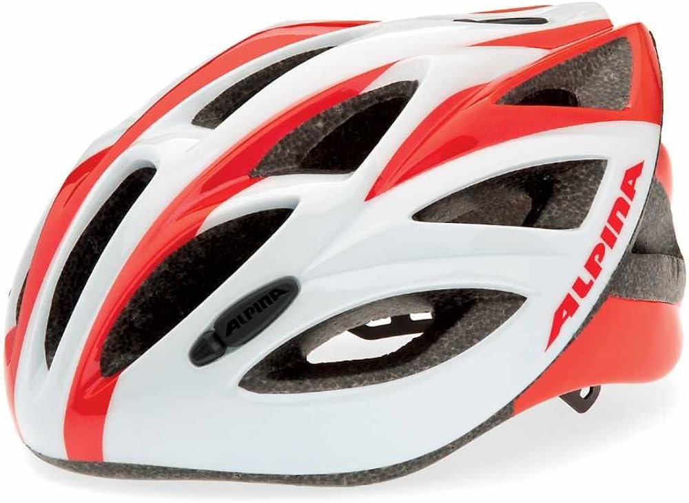 Alpina Vector Casco De Ciclismo Multicolor Pearlwhite Red Talla Large Amazon Es Deportes Y Aire Libre