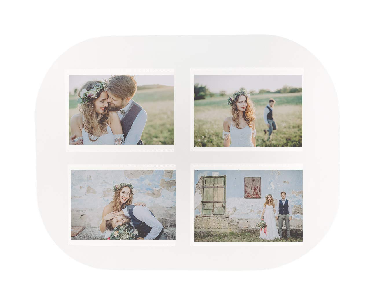 trendfinding® - 6 large placemats for 6 x 4 photos to design yourself, photo format 10x15 cm, 3.94 x 5.91 in