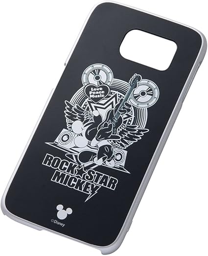Amazon レイ アウト Galaxy S6 ケース ディズニー ストラップホール付 ハードケース ロック スター ミッキー Rt Dsc05gd Rm 家電 カメラ オンライン通販