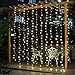 Outop Window Curtain Lights 304LED 9.8FT 8 Modes Fairy Lights for Party Wedding Garden Home
