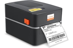 Yinleader Thermal Label Printer for Shipping Labels 4x6 - Monochrome, USB, Works with Windows, Mac OS, ChromeOS, Amazon, Etsy, eBay, Shopify, USPS, FedEx, DHL