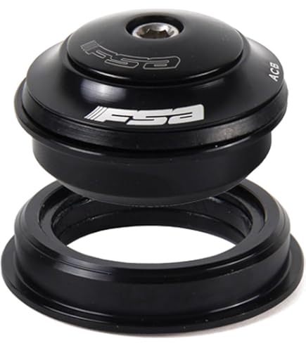 FSA Orbit ZS 4D – Jeu De Direction Semi-intégré 1 1/8″ – Noir – Aluminium CNC – Roulements à Cartouche ACB