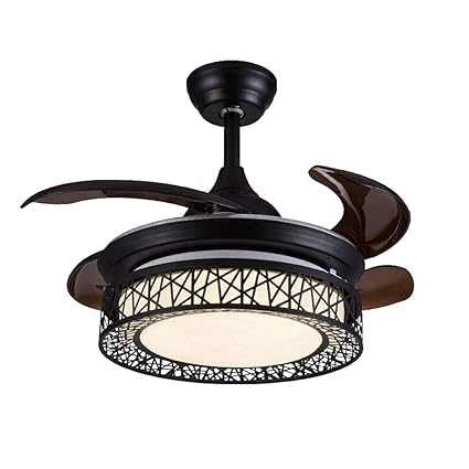 Ceiling Fan Lamp American Country Restaurant Invisible Contracted