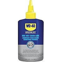 WD-40 Specialist Bike | Wet Chain Lubricant, 118ml | Formulated to Provide a Durable Coating for Wet, Muddy and Extreme Condi