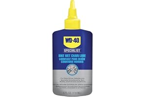 WD-40 Specialist Bike | Wet Chain Lubricant, 118ml | Formulated to Provide a Durable Coating for Wet, Muddy and Extreme Condi