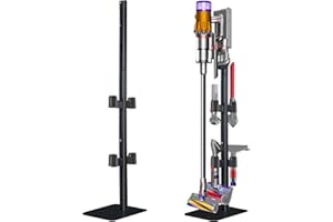 Lasvea Vacuum Stand Compatible with V7 V8 V10 V11 V15 Gen5(Max.11 Accessories),Metal Storage-Bracket-Stand-Holder-Organizer includes Trigger Lock Easy-Access Storage docking station