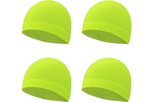 Kninmdor Sweat Wicking Skull Caps Cooling Helmet Liner Hat Running Beanie Cycling Skullcap Sleeping Cap for Men Women