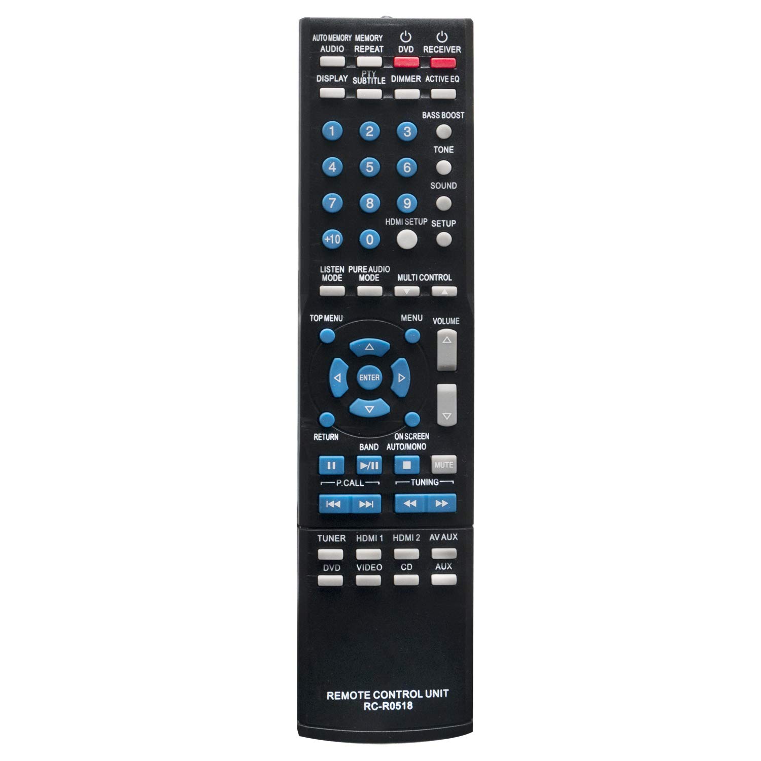 RC-R0518 VINABTY Replace Remote Control Fit for Kenwood DVF-3400 DVF-5500 DV-505 DV-503 DVF-3050 DVF-R4050 DVF-605 DV-6050 DVF-R5060 DVF-3060