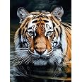 Bimkole Kit Diamond Painting 5D Completo, 30x40 Cm, Con Tema Animale (Melissa), Strass Rotondi, Fai Da Te, Decorazione Murale
