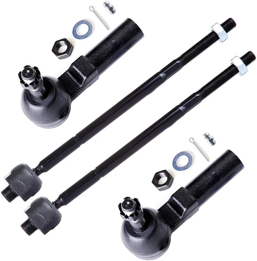 cciyu Front Outer Inner Tie Rod End fit for 20002005 for