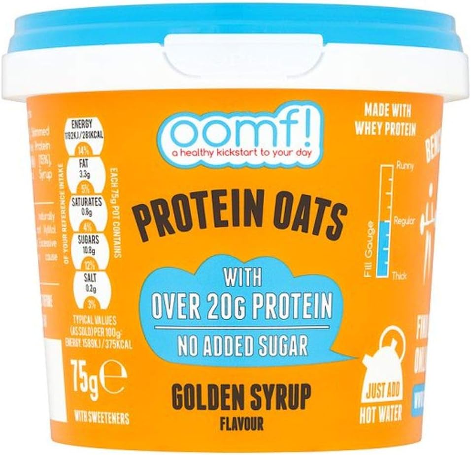 Oomf High Protein Porridge - Syrup 75 g (order 8 for trade outer)