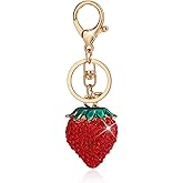 Hoheng Strawberry Keychain Strawberry Bag Charm Flower Purse Charms for Handbags Cute Rabbit Easter Basket Stuffers
