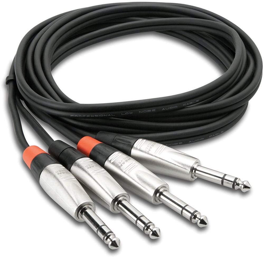 Hosa HSS-003X2 Pro Stereo Interconnect Cable - Dual