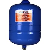 SEAFLO 2 Gallon Pre-Pressurized Accumulator Expansion Tank – Reduces Pump Cycling, Smooth Water Flow, 87 PSI, 3/4" MNPT, Comp