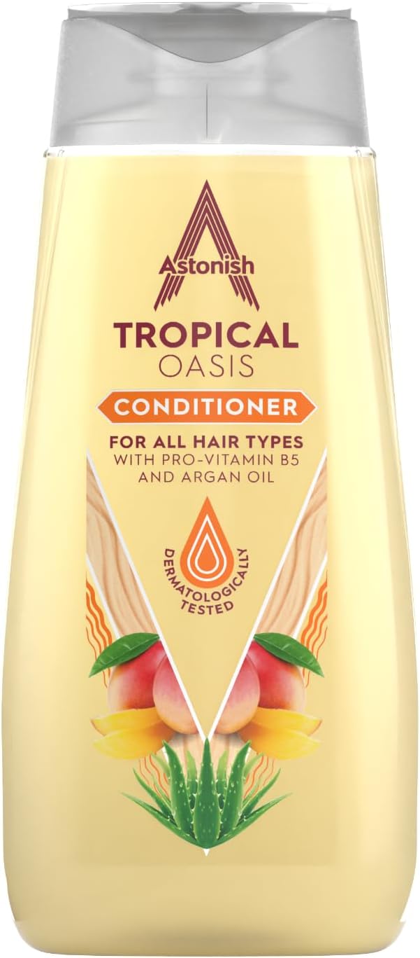 Astonish Tropical Conditioner with Argan Oil 375ml