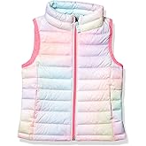 Amazon Essentials Girls and Toddlers' Lightweight Water-Resistant Packable Puffer Vest