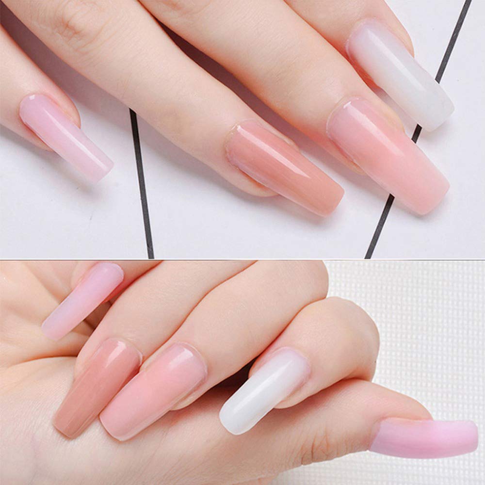 Yokilly Nail Forms for Acrylic Nails, 500PCS Nail Forms for Polygel Nail Tips Guide, Nail Forms For Builder Gel, Nail Forms Roll for Salon Nail Former Stickers with Numbers Marked for Nail Art DIY - Image 4