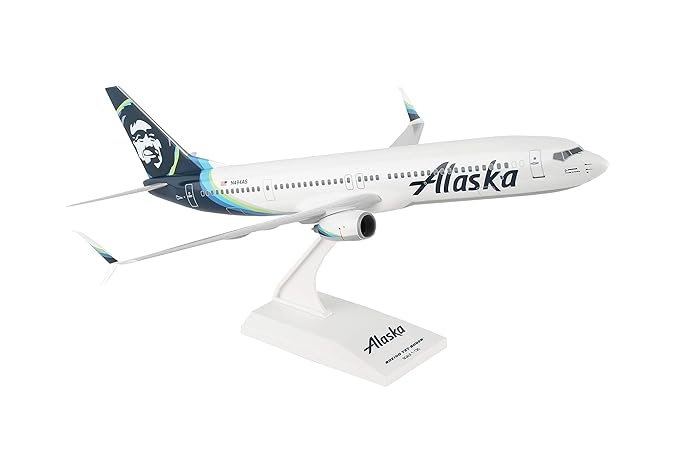 SKR875 Skymarks Alaska 737-900 1:130 New 2016 Livery Model Airplane