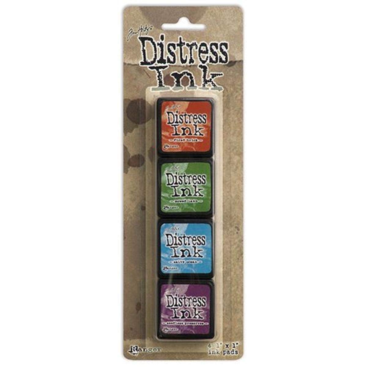 Ranger Distress Mini Ink Pads 4/Pkg-Kit 2