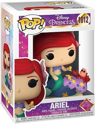 POP! Disney: Ultimate Princess - Ariel - Disney Princesses - Miniaturas colecionáveis para exposição - Ideia de Presente - Merchandising Oficial - Brinquedos para Crianças e Adultos