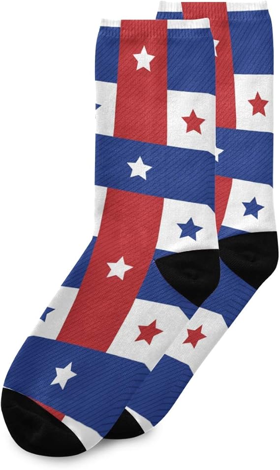 Amazon Vawa 靴下 ソックス おしゃれ かわいい アメリカ 星 チェック セット 通気性 滑り止め ポップスタイル 春夏秋冬 男女兼用 中ストッキング 靴下 通販