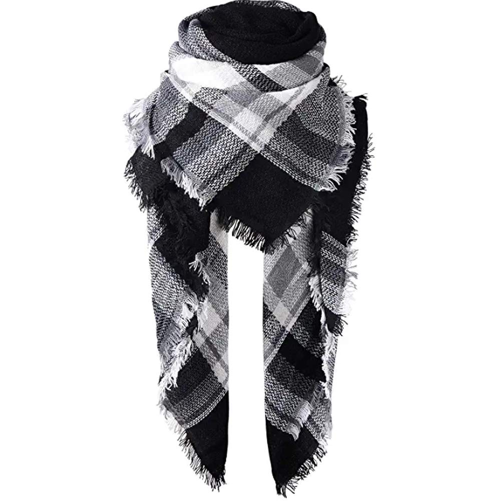 Blanket Scarf for Women Fall Winter Scarf Classic Tassel Plaid Scarf Warm Soft Chunky Large Blanket Wrap Shawl Scarves Blanket Scarf for Women Fall Winter Scarf Classic Tassel Plaid Scarf Warm Soft Chunky Large Blanket Wrap Shawl Scarves