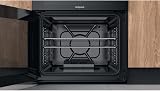 Hotpoint 60cm XXL Capacity Double Oven Gas Cooker Black view 9