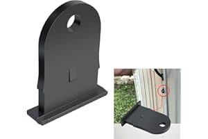 Vntebozd Outdoor Resin Shed Hasp Latch Plastic Hasp Latch Replacement for The Rubbermaid Outdoor Resin Shed Hasp Latch,Solid Core Plastic 1 Pcs Black