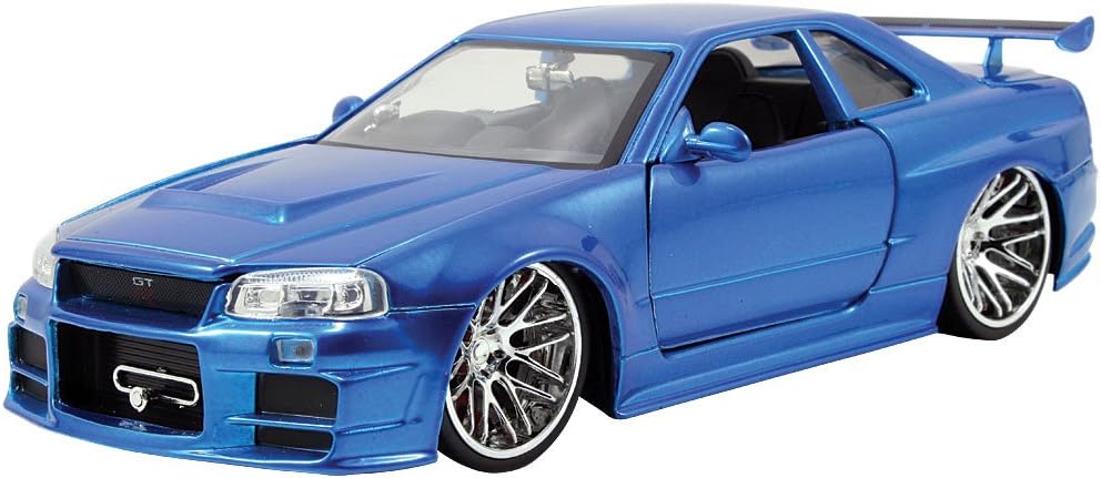Jada 2002 Nissan Skyline GT-R Model Diecast - Brian's Car From Fast & Furious
