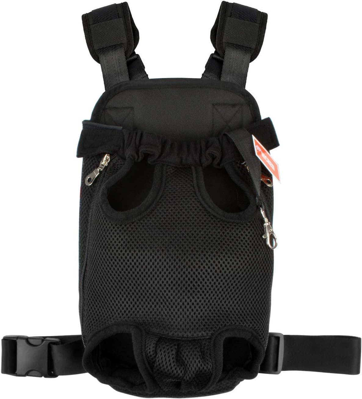 nicrew legs out front dog carrier